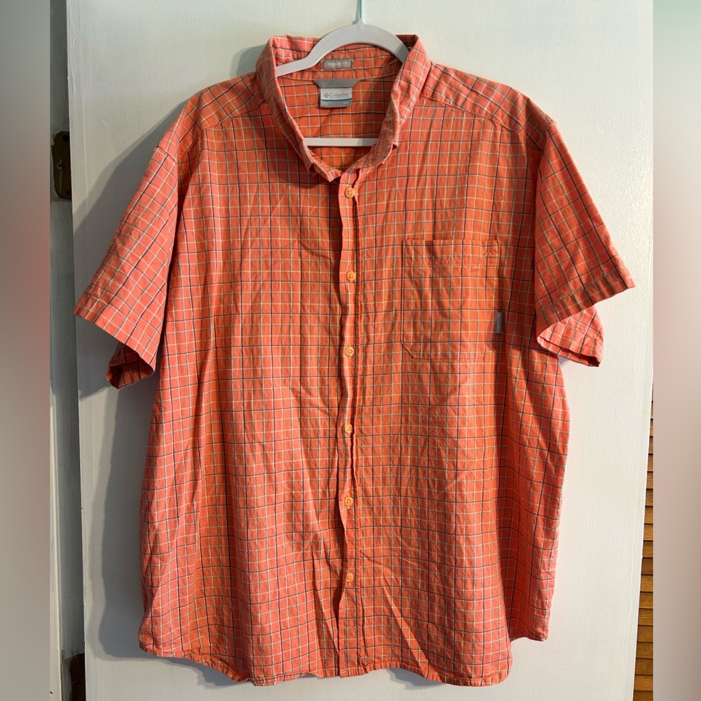 3 Set Columbia Sportswear Short Sleeve Button Up Shirts Men 2XL Outdoors Fishing